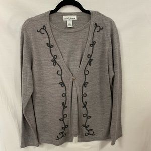 Croft and Barrow Beaded Sweater